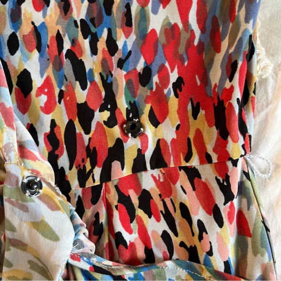 Maggy London Multicolour Wrap Dress - Picture 8 of 8